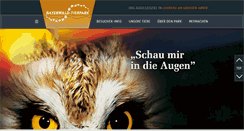 Desktop Screenshot of bayerwald-tierpark.de